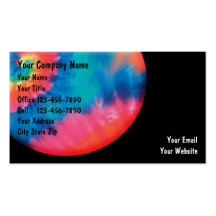 Tie Dye Business Cards