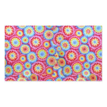 Tie Dye Colours Microscopic Cell Background Business Card Template