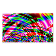 Tie Dye Fractal Business Card