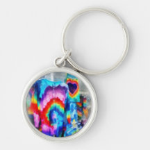Tie Dye Shirts Key Chains