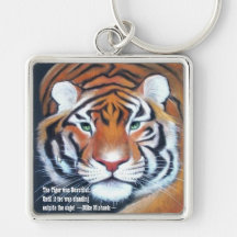 Tiger Beauty Keychains