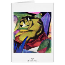 Tiger By Marc Franz Cards