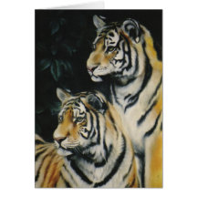 "Tiger Cubs" Greeting Card