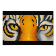 tiger eyes photo print