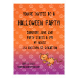 Tiger halloween invitation