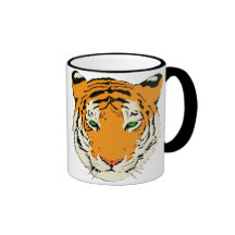 TIGER HEAD COFFEE MUG
