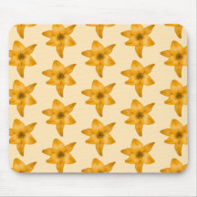Tiger Lily Pattern. Mousepad