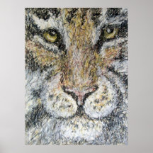 tiger pastel poster