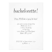 Tiger Print Personalized Invitation
