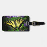 Tiger Striped Butterfly Luggage Tags