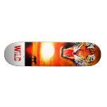 tiger, WILD Skate Deck
