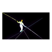 tightrope walking - funambulism business cards