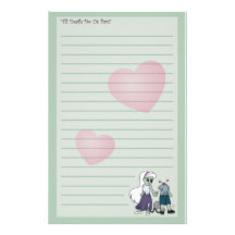 Til Death Do Us Part Custom Stationery