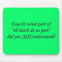 Til Death Do Us Part Mousepad