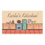 Tile kitchen cooking tomato sauce chef biz card business cards