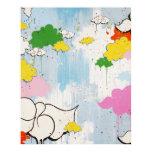 Tilt "Cloudy Names" Print posters