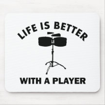 Timbales Music Designs Mouse Pad