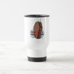 "Time for a coffin break!"  White Travel Mug
