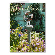 Time Passes Greeting Card