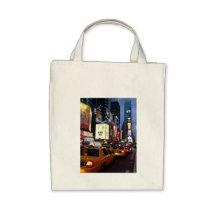 Time Square Taxis Tote Bag
