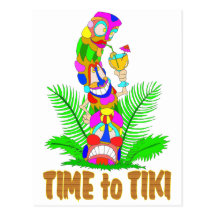Time to TIKI Postcards