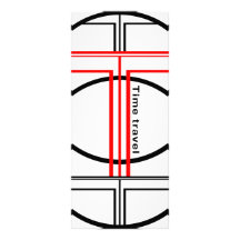 Time Travel Rack Card Design
