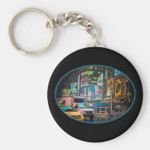 Times Square Billboards Keychain