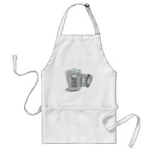 Tin Can Phone (Can you hear me NOW?) Apron