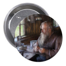 Tin Smith - Making toys for Children (colour) Pinback Button