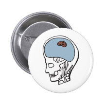 Tiny Brain Pinback Button