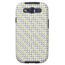 Tiny Colorful Rabbit shapes Samsung Galaxy S3 Case