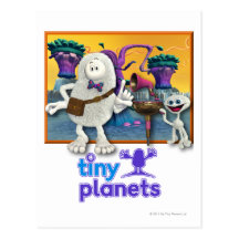 Tiny Planets Jammin' Session Postcard
