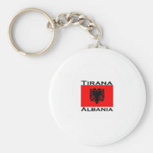 Tirana, Albania Key Chains
