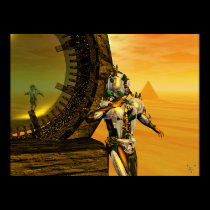 TITAN IN THE DESERT OF HYPERION posters