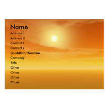 TITAN IN THE DESERT OF HYPERION / Reflections Business Cards