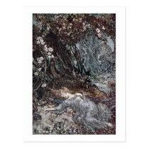 Titania Lying Asleep postcards