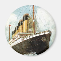 Titanic at Sea Fridge Magnet