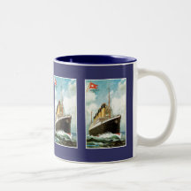 Titanic at Sea Mugs