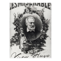 Titlepage first edition of 'Les Miserables' Postcard