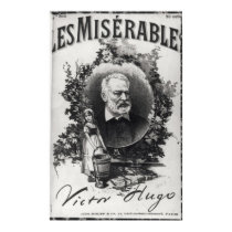 Titlepage first edition of 'Les Miserables' posters