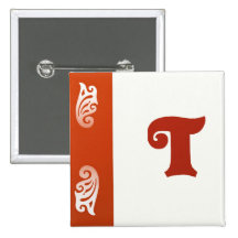 TL Monograms Pinback Buttons