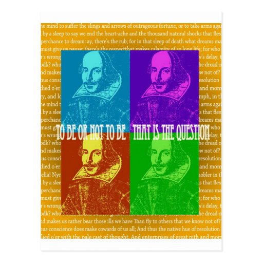To Be Or Not to Be Post Card
