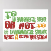 To Do Environmental Science Poster
