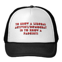 To know a liberal activist/democrat is to know ... mesh hat