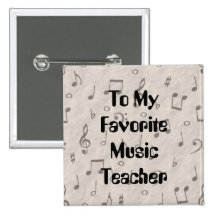 To My Favourite Music Teacher Button