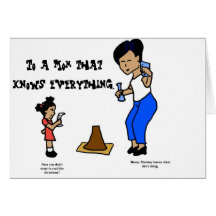 To the mom that knows everything card