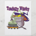 toadally witch funny toad witch brew cartoon custom flyer