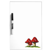 Toadstools, Mushrooms: Freehand Art: Joyart Dry Erase Whiteboards