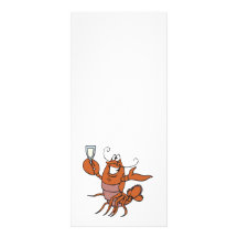 toasting lobster rack card template