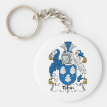 Tobin Family Crest Key Chain